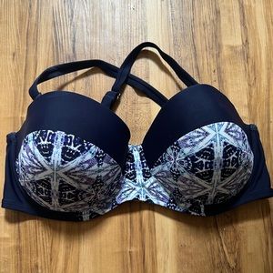 NEW- ADORE ME Daeny  Plus Size  Bikini Contour Balconette BRA : 38DDD. panty : M